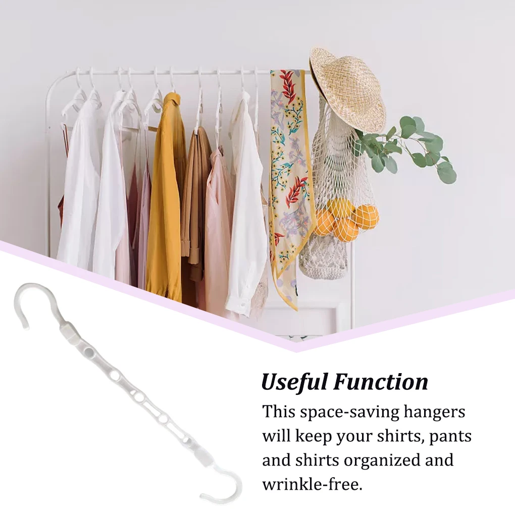 

Вешалка для одежды 10 шт., многофункциональный органайзер с 5 отверстиями для одежды, для больших нагрузок, аксессуары для гардероба