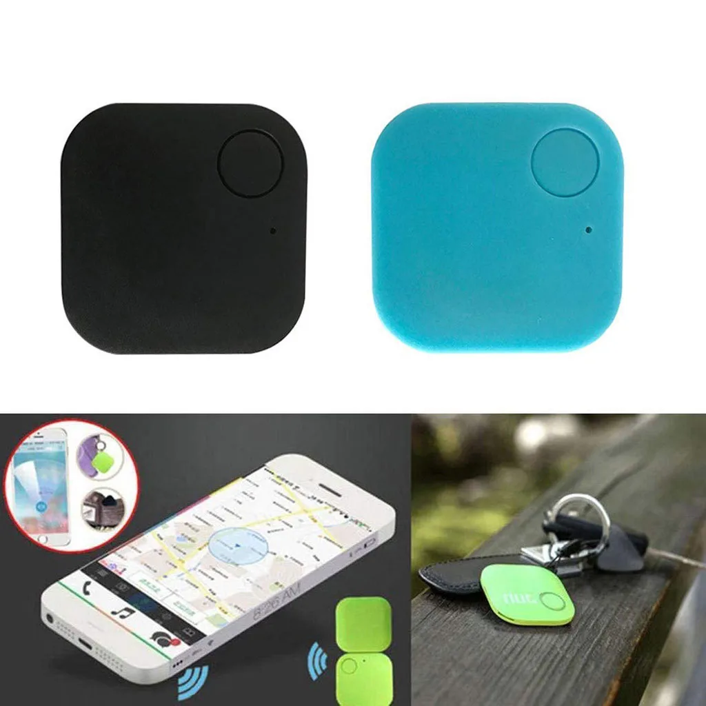 

2pcs Smart GPS Finder Locator Pet Bluetooth Key Finder Wireless Magnet Paper