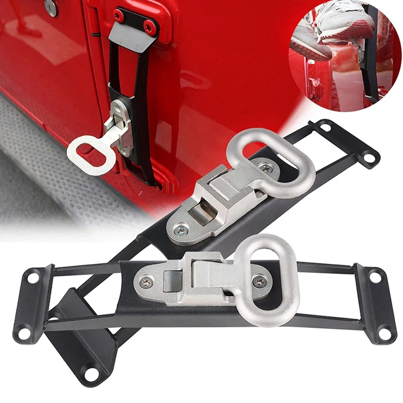 

2 шт., складные подставки для дверных петель Wrangler JL JLU 2018 2019