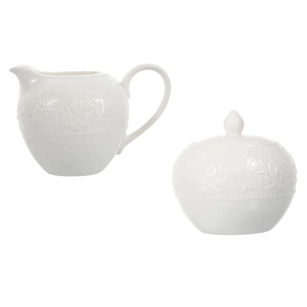 

2 Pcs Ceramic Sugar Jar Jug Cup Practical Coffee Cup Kettle