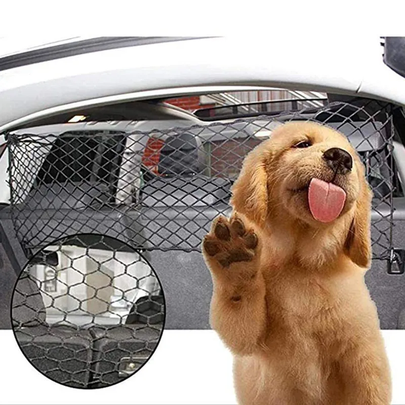 

Dog Carrier Barrier Trunk Barrier Safe Net for Dogs Travel Accessories Dog Protection Net Car Pet Carrier for Hatchback SUV Mesh