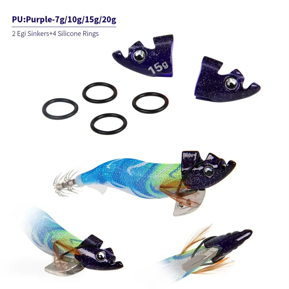 Приманки 7 г 10 15 20 приманка для осьминога грузило рыбалки снасти кальмара