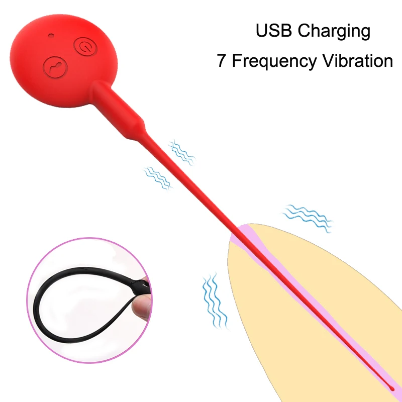 

USB Rechargeable Urethral Plug Uretral Catheter Penis Vibrator Sound Insertion Cock Chastity Catheter Penis Sex Toys for Men Gay