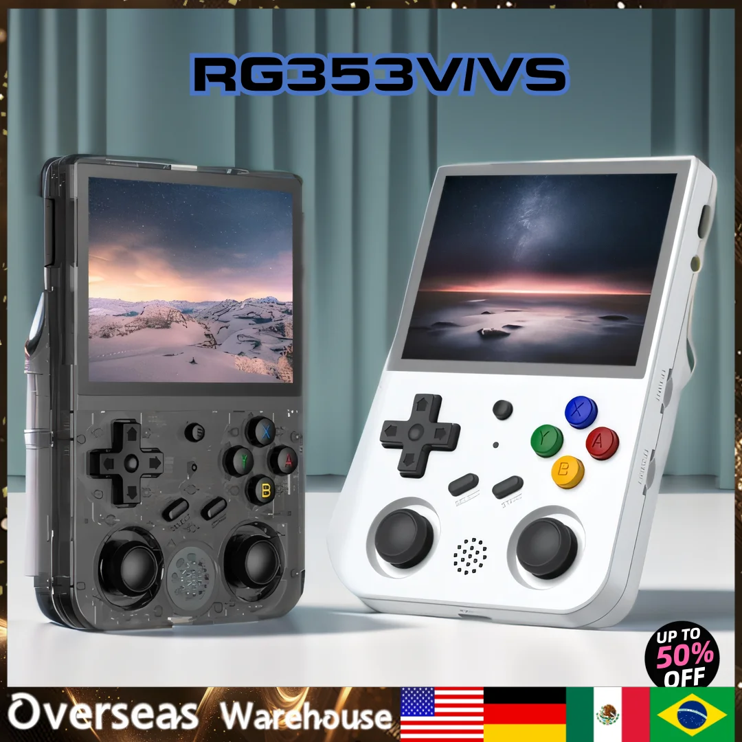 Anbernic Rg353v Rg353vs Портативная портативная игровая консоль Psp Rk3566 Встроенный