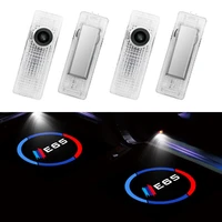 2 pieces led welcome light auto hd projector lamp warning light for bmw 7 series logo e65 models car door light laser light