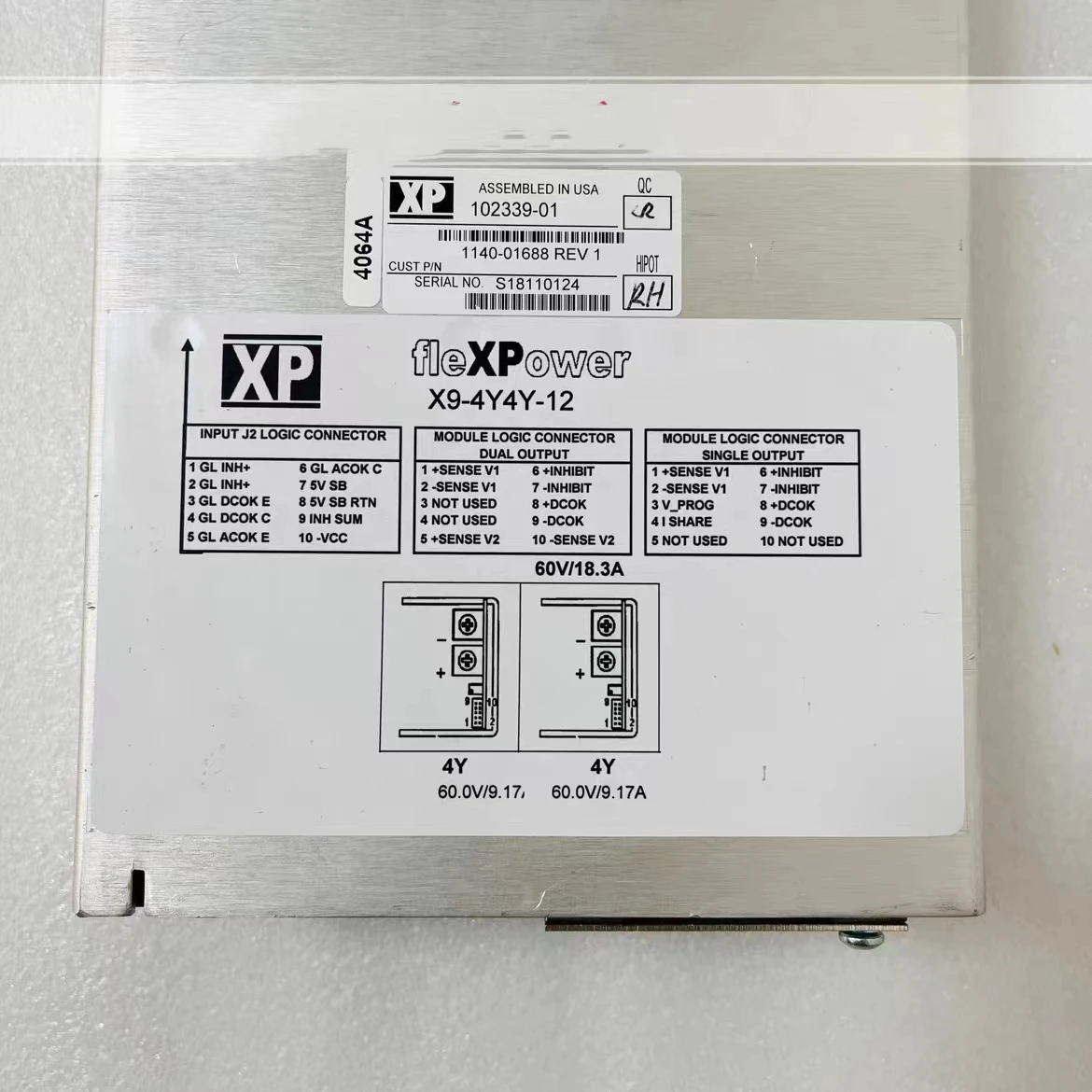 

X9-4Y4Y-12 XP источник питания 1140-01688