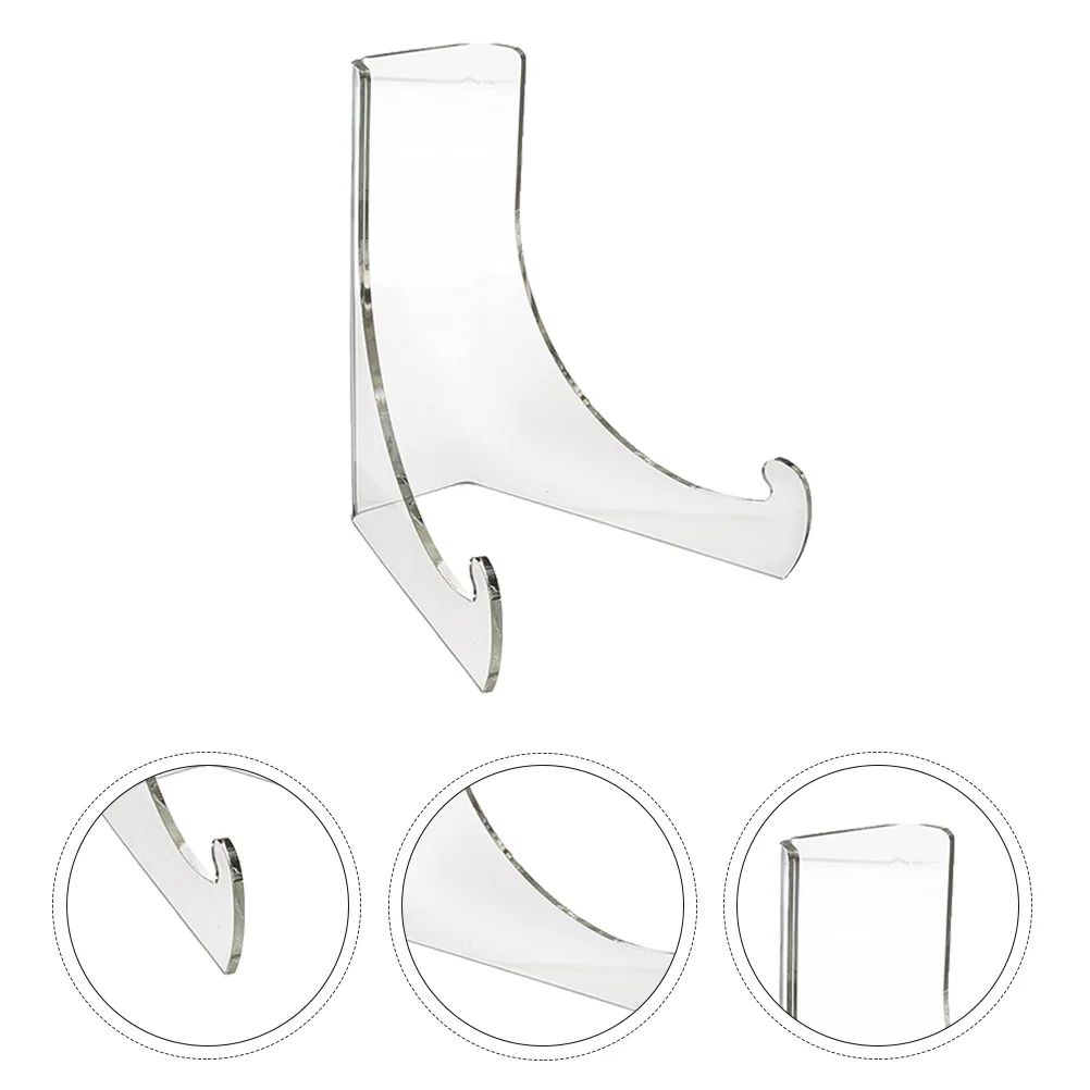 

Tablet Holder Kids Easel Plate Display Stand Clear Easels Frame Tabletop Bracket Tea Cake