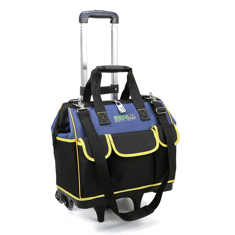 Professional Tool Bag Screwdriver Suitcase Multimeter Electrician Repair Tools Storage Organizer Bag Sac Outillage Hand Tools