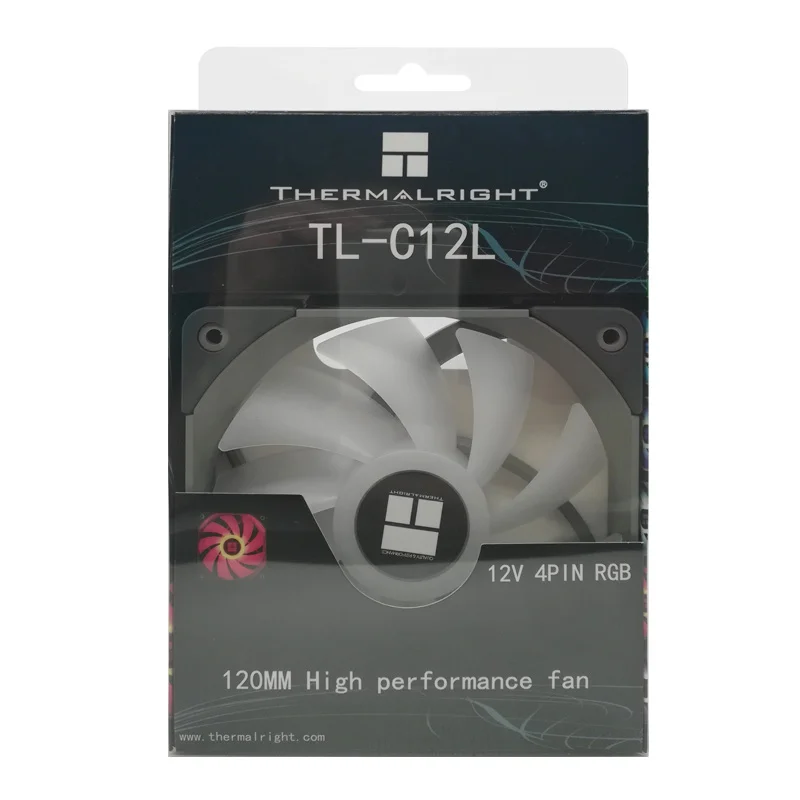Охлаждающий вентилятор для процессора 120 мм 12 В 4 контакта RGB