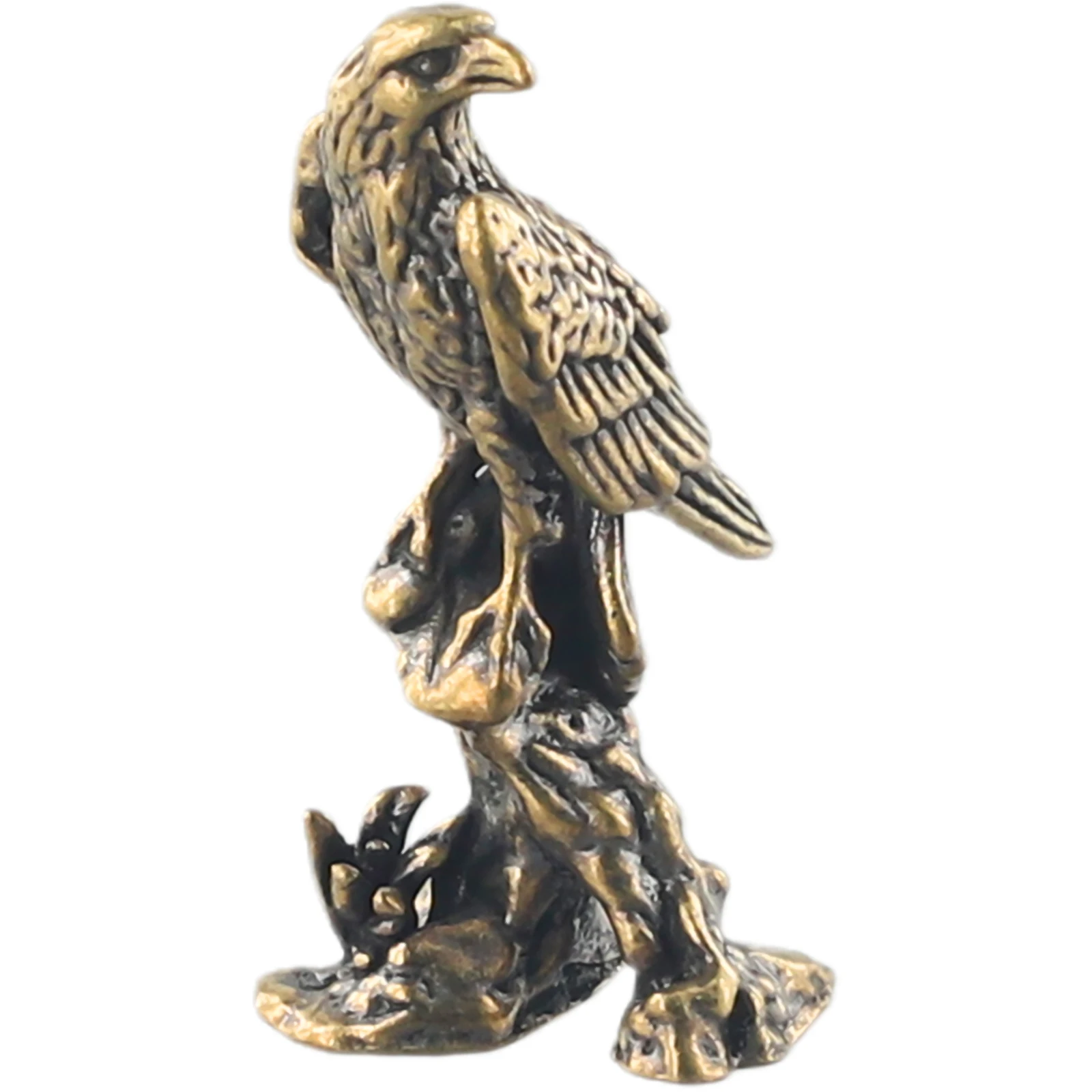 

Copper Bird Ornament Miniatures Crafts Decoration Display Figurines Handmade Sculpture Statue Practical Convenient