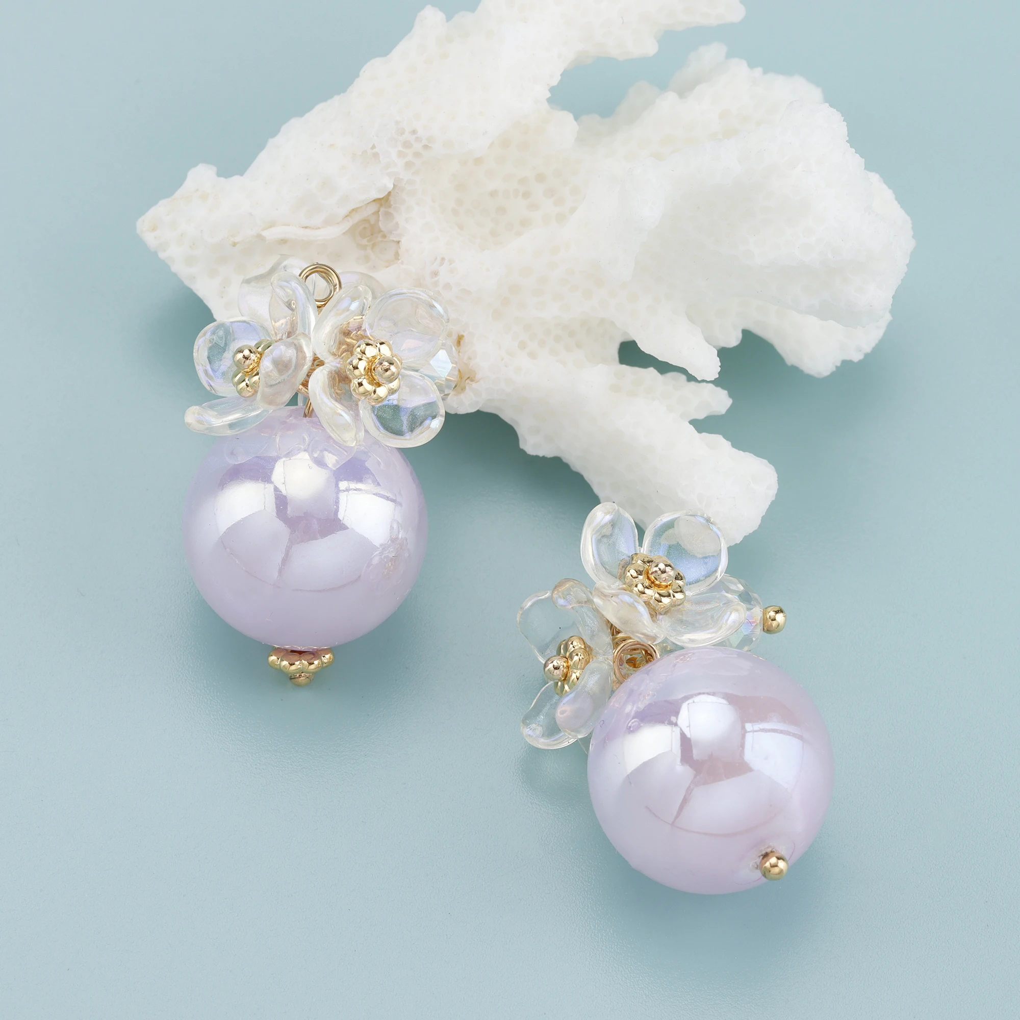 CHENGRUI MA41 аксессуары для ювелирных изделий позолоченные 18k шарик с кристаллами