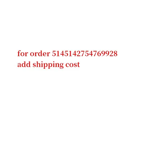 

for order 5145142754769928 add shipping cost