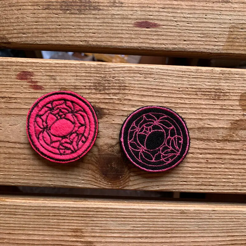 

2pcs Anime Revolutionary Girl Utena Tenjou Logo Embroidery Patch Hook & Loop