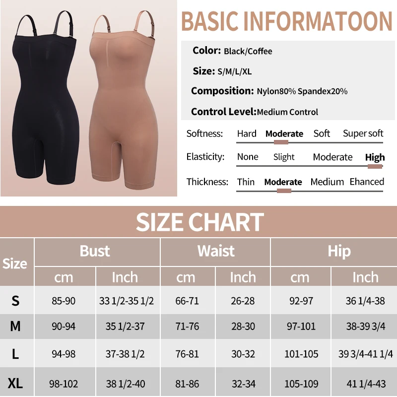 Women Bodysuit Shapewear Full Body Shaper Tummy Control Slimming Sheath Butt Lifter Push Up Thigh Slimmer Abdomen Shapers Corset