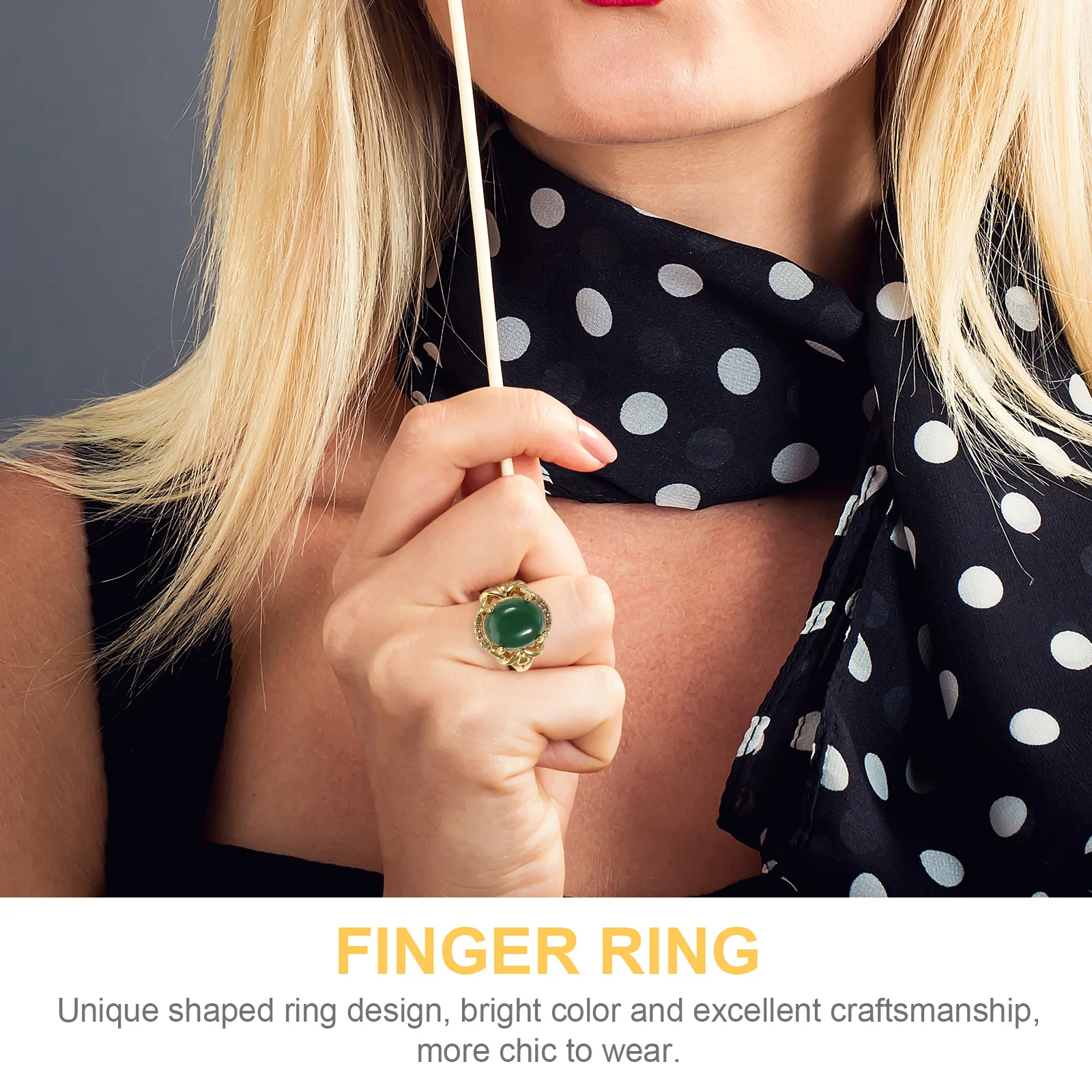 Регулируемое кольцо на палец декор ювелирные изделия мода Грейс женское