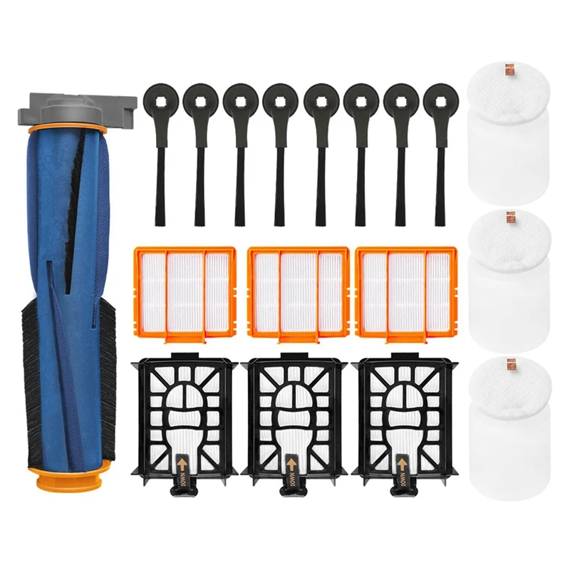 

For Shark AV2501S / Av2501ae / RV2520AOUS / AV2510AOUS Spare Main Side Brush Hepa Foam Pre Filter Part Accessory