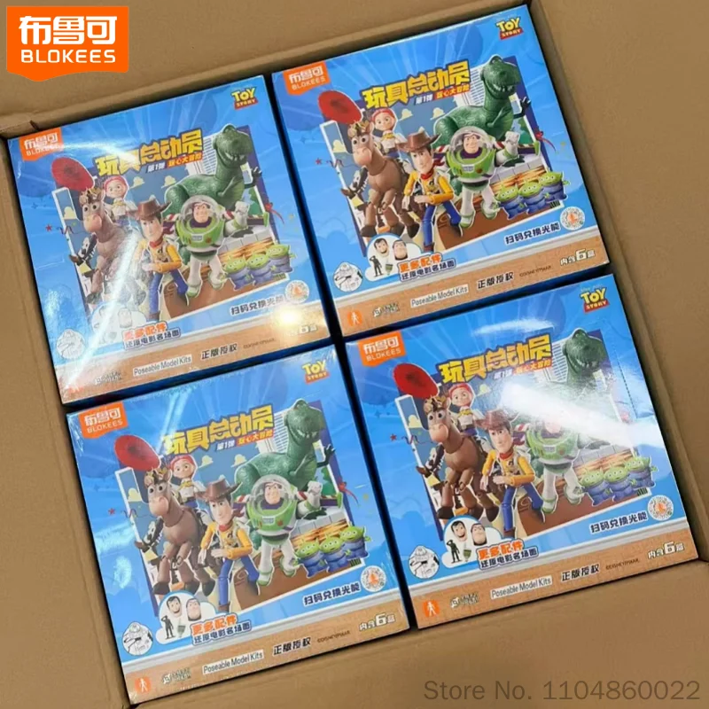 Фото Оригинальный набор коллекционных фигурок Toy Story Blokees: Базз Лайтер, серия Elite Edition, подвижная модель для взрослых, для демонстрации. №1