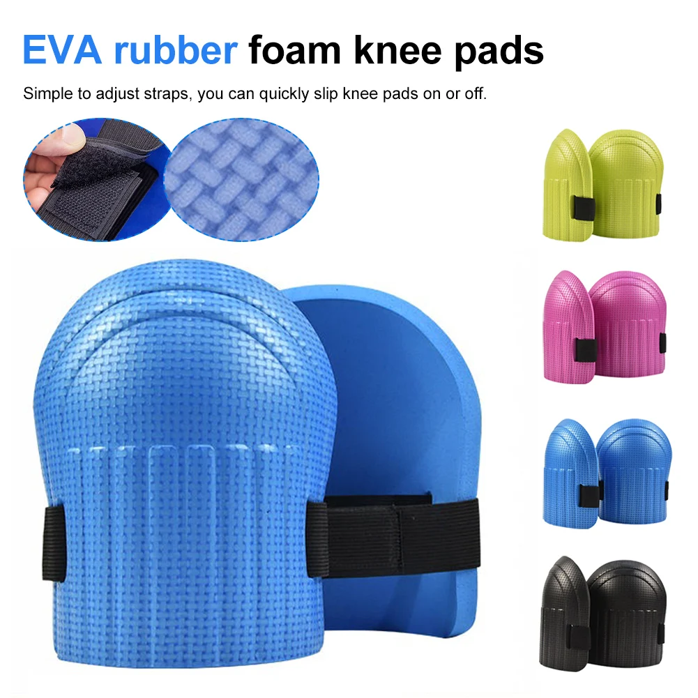 

1Pair Knee Protection Pad Tile Mud Workers Knee Paste Floor Brick Cement Garden Manual Work Tools Protective Sport Kneepad