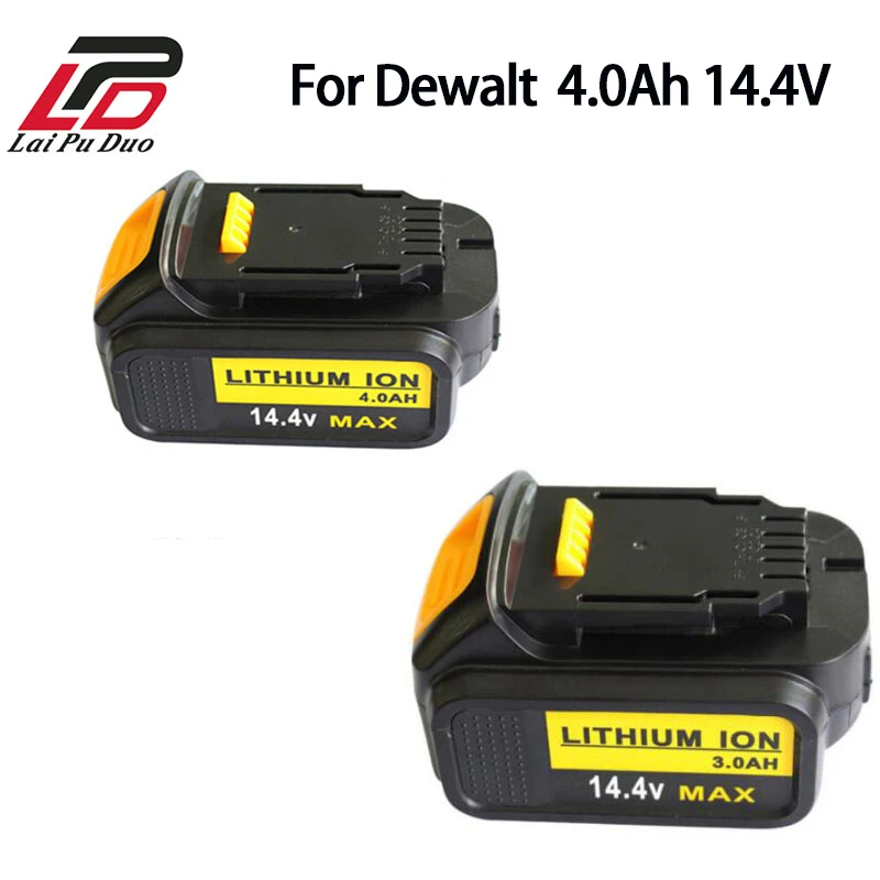 

High Quality 4.0Ah 14.4V Li-Ion Power Tool Replacement Battery for Dewalt DCB140 DCB141-XJ