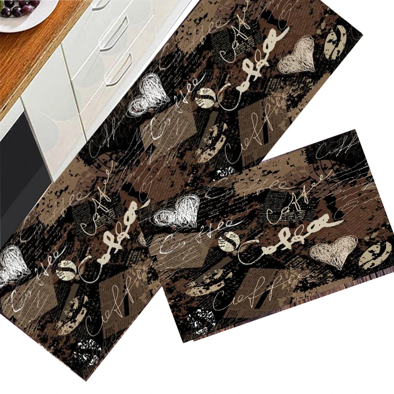 

Kitchen Mat Hallway Carpet Home Entrance Doormat Bedroom Living Room Bedside Decor Rug Bathroom Washable Non-slip Floor Mat