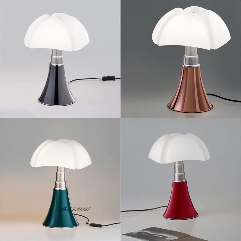 

Modern Petal Table Lamp Glass Lamp Metal Lamp Art Deco Desk Lamp for Bedroom Bedside Living Room Study Home Decor Led Light