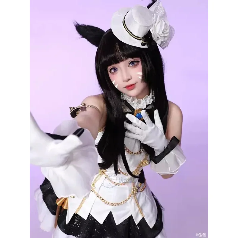 FC6Аниме Songbirds Косплей Игра Final Fantasy XIV FF14 Костюм Хинамацури Формальное Платье Идол