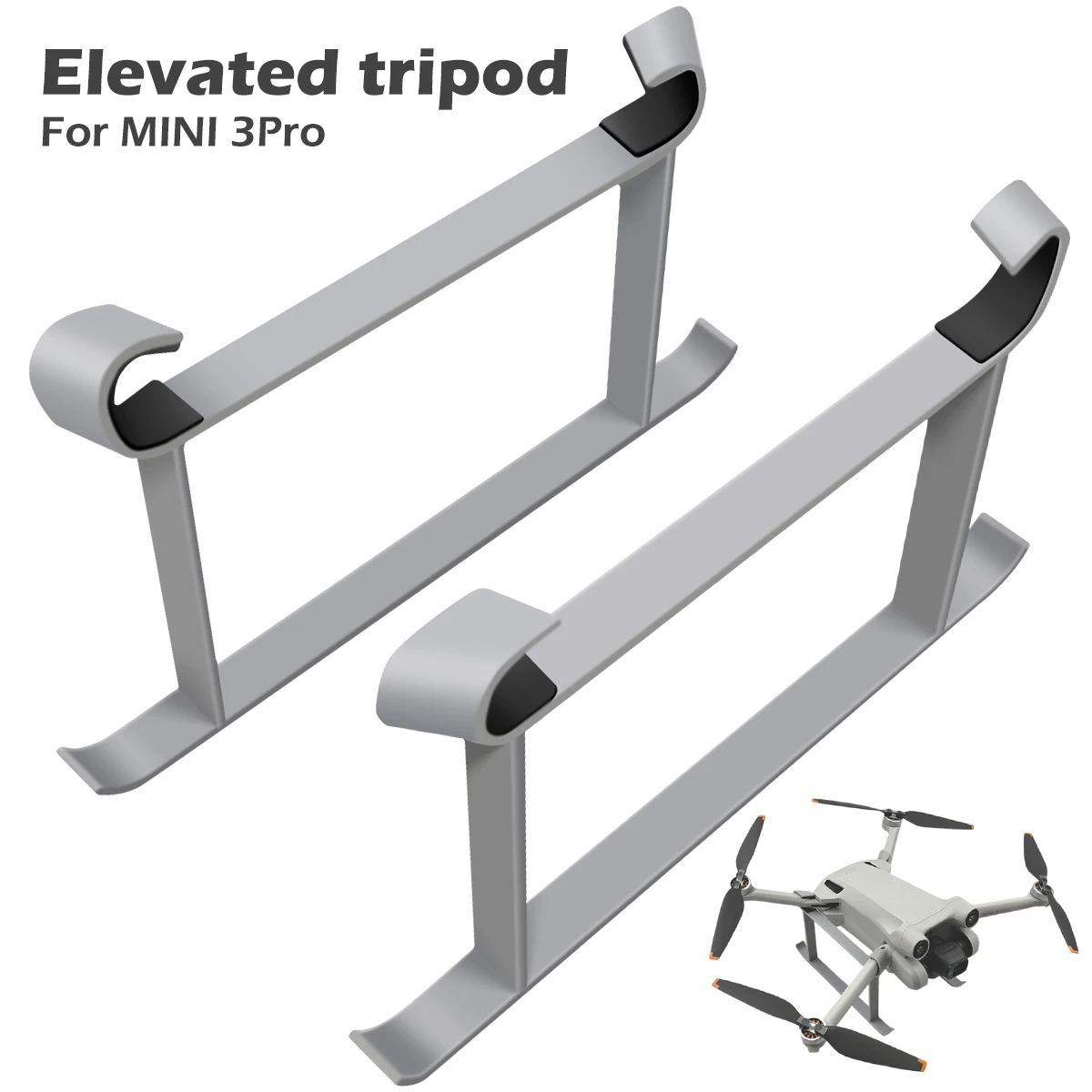 

Mini 3 Pro Drone Landing Gear Lightweight Detachable Heightening Landing Gears Extended Accessories Stable Extension Legs Kit