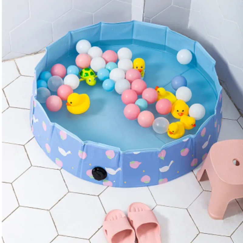 

PVC Bathroom Foldable Bath Non-inflatable Baby Bathtubs Wave Ball Pool Baby Indoor Sand Pool Game Pool Folding Basin