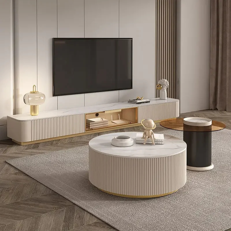 Кофейный столик из белого бокового стекла для комнаты макияж скандинавский