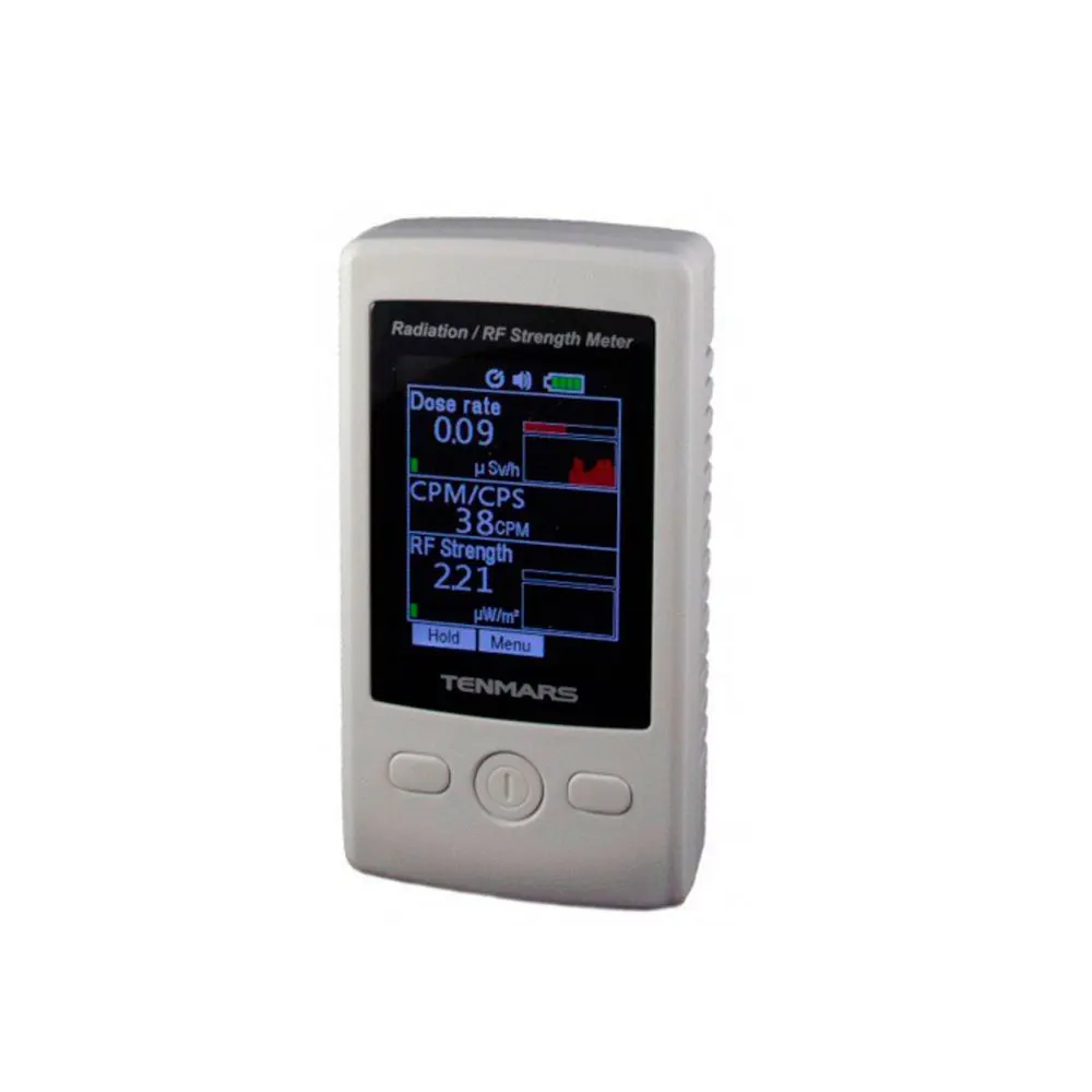 

Tenmars TM-93 Radiation / RF Strength Meter Radiation Dose Rate Meter Measurement Range 0.05USv/h~1400uSv/h