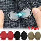 Автоматические магнитные пуговицы, 1 пара, для шитья одежды, невидимые магнитные пуговицы, металлические пуговицы, сделай сам, украшение одежды