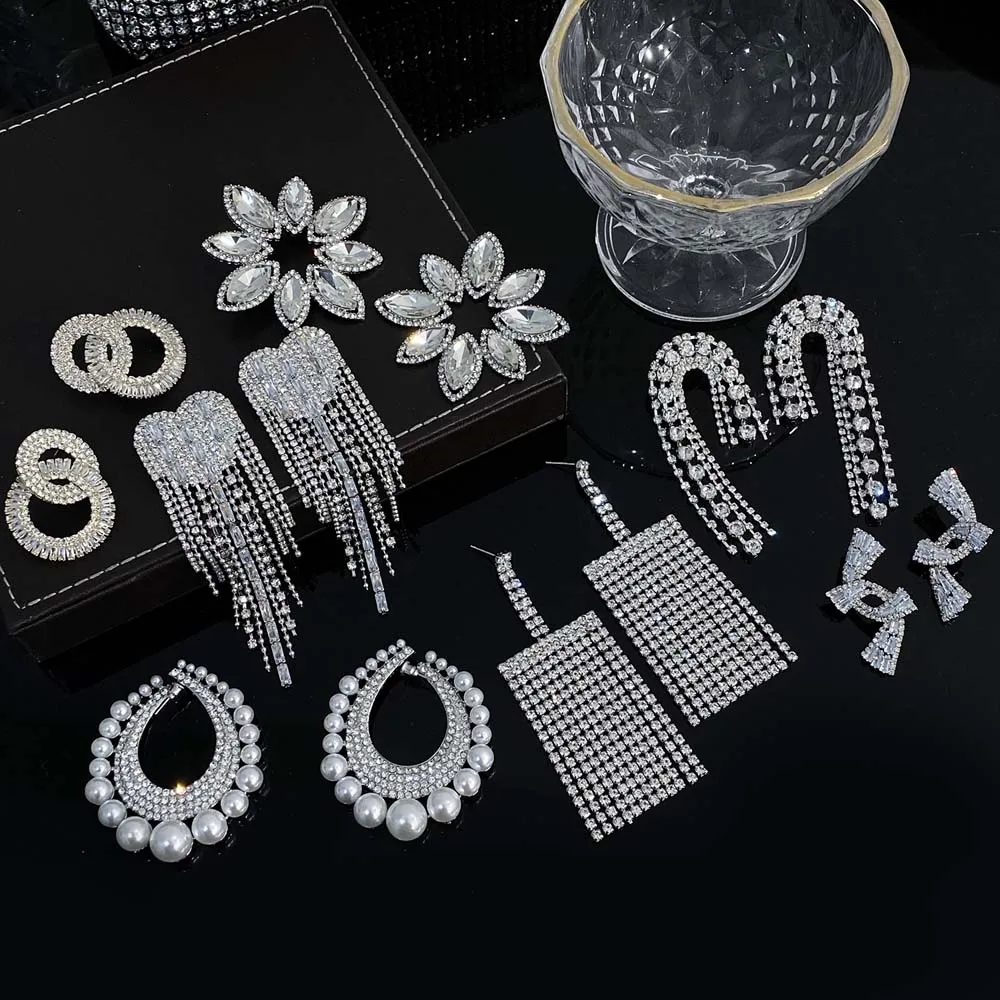 Модные серьги Freetry с подвесками для женщин элегантные геометрические