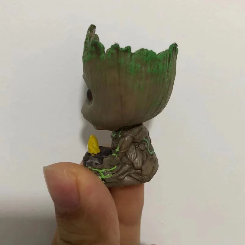 Цветочный горшок Marvel Грут стражи малыша галактика коллекционная игрушка