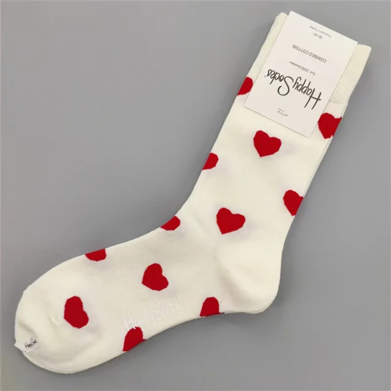 Happy Socks Женские носки средней длины из чистого хлопка Носки Four Seasons РАЗМЕР 36-40 (art.: 3920cdbee8452) - 3920cdbee8452