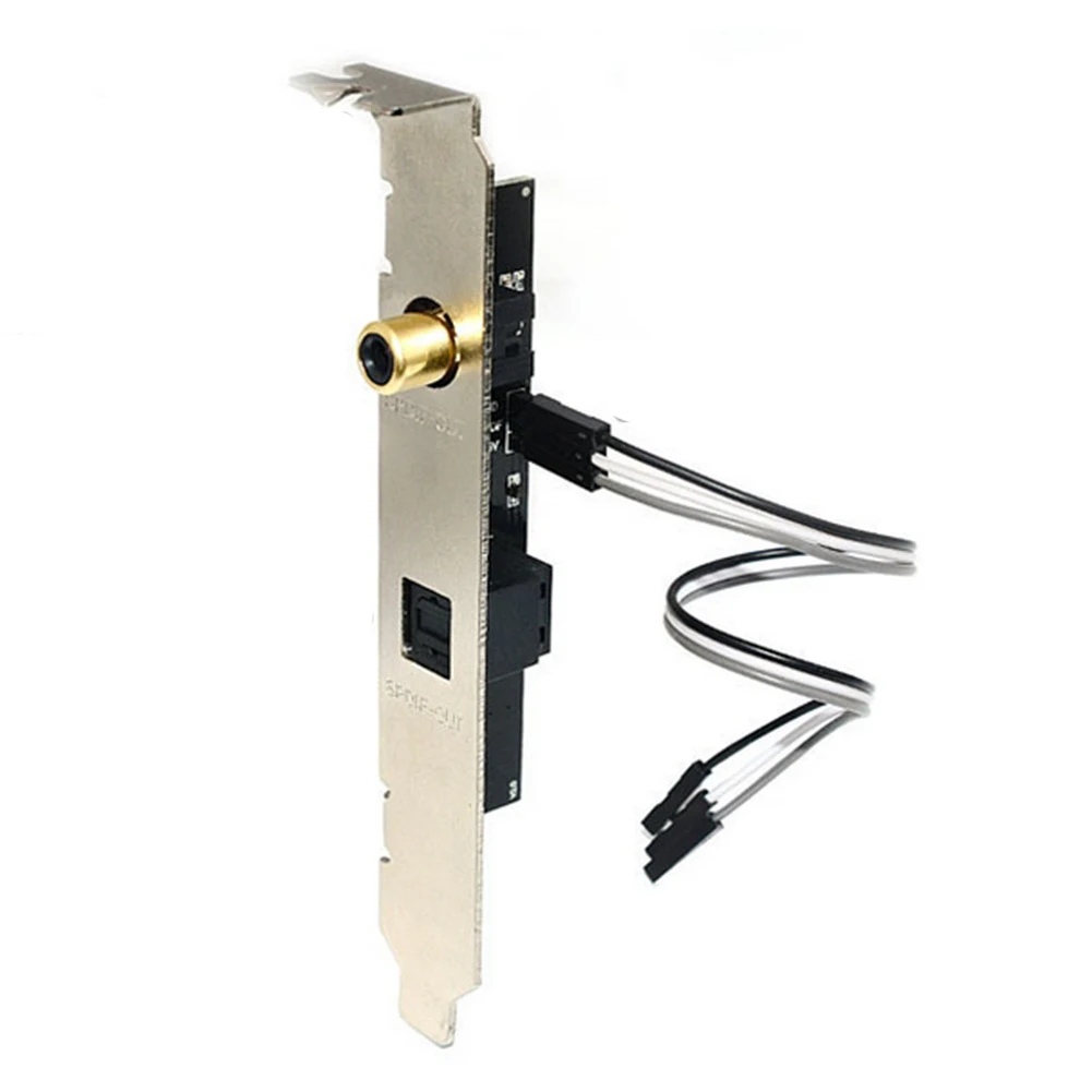 1 шт. 24 бит 192 кГц дочерняя карта SPDIF оптоволоконная выходная плата