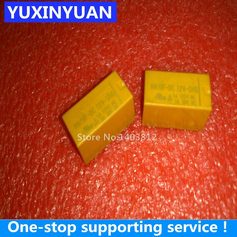 HK19F-DC12V-SHG 1A 125VAC 2A 30VDC DIP 5 шт/Лот