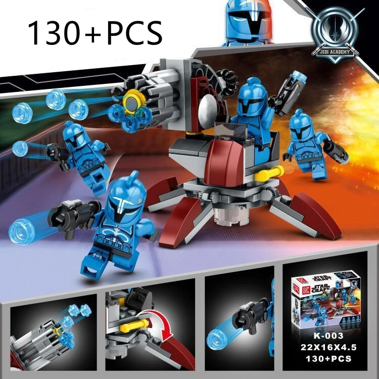 Республика Коммандо 501-я клон солдатики строительные блоки Force 99 Скорч бриксон