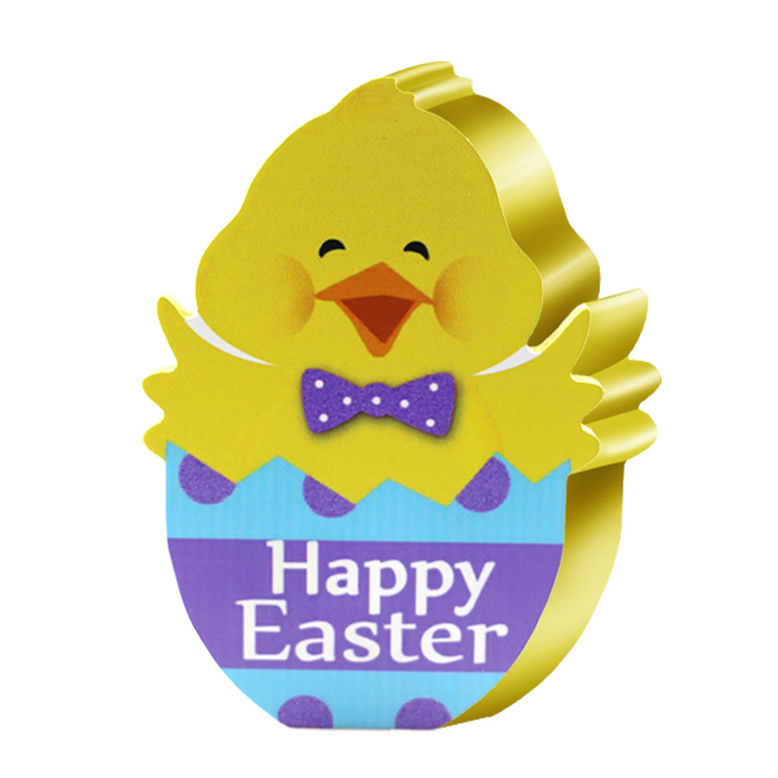 

Easter Table Decorations Table Centerpiece Decor Colorful Happy Easter Farmhouse Sign Wooden Tabletop Bright Ornament For Home