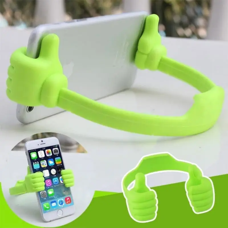 

Thumbs Up Lazy Phone Stand Cell phone tablet computer universal desktop stand Lazy bed table funny watch movie phone stand