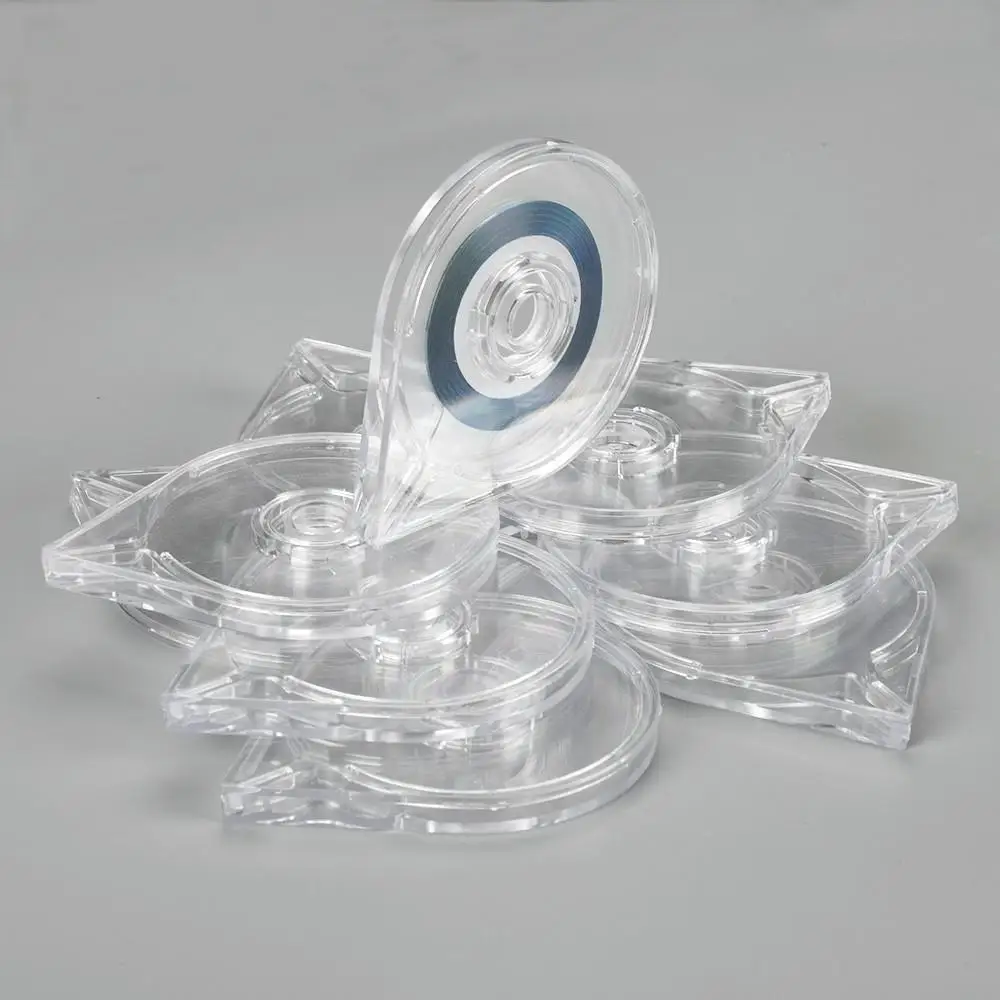 Чехол для дизайна ногтей украшение золотой серебряный провод роликовая коробка