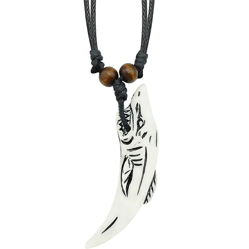 

Necklace Teeth Surfer Tooth Neck Chain Men Jewelry Man Beach Necklaces