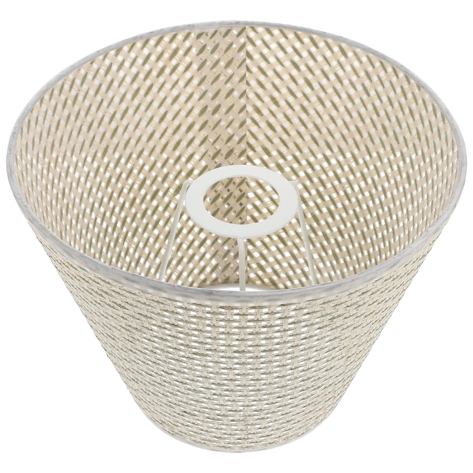 

E27 Rattan Lampshade Ceiling Fan Light Shades Simulated Desk Decors Chimney Light Cover Desk Lamp Lampshade