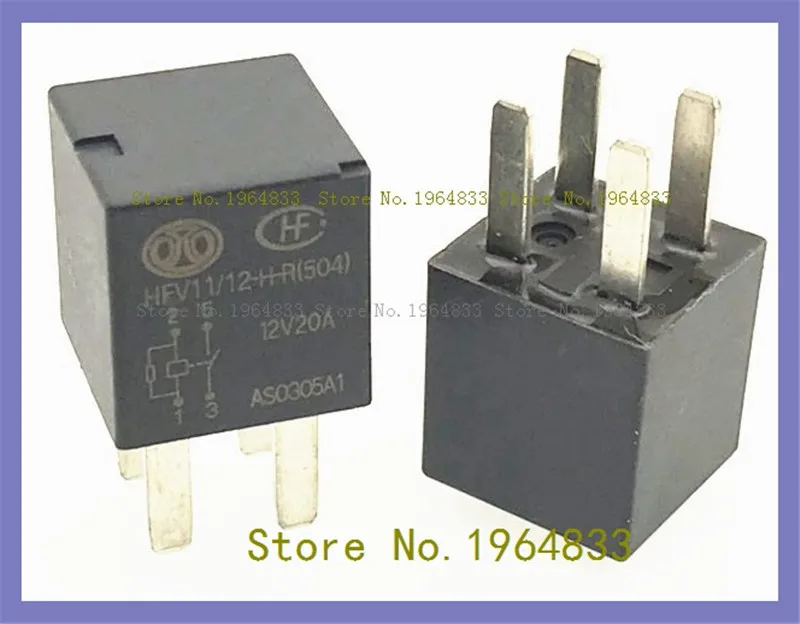 

HFV11-12-H-R 4 12VDC 20A 303-1AH M10