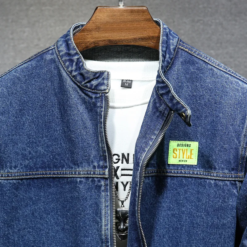 Fashion Classic Men's Blue Denim Jacket 