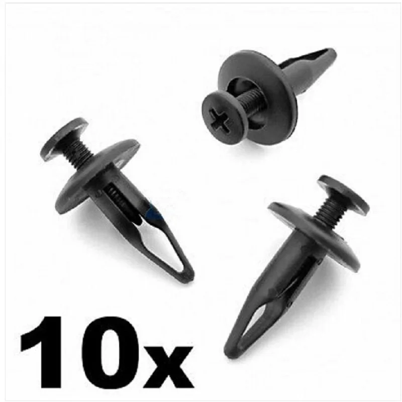 

10x For Jaguar Wheel Arch Lining & Sill Moulding Clips- 6.5mm Hole,