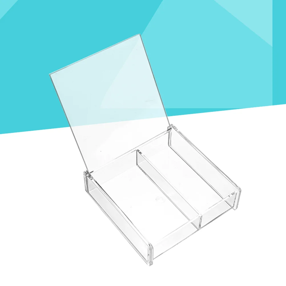 

1 Pc Storage Box Transparent Makeup Organizer Storage Container for Desktop Dressing Table Storage organizer