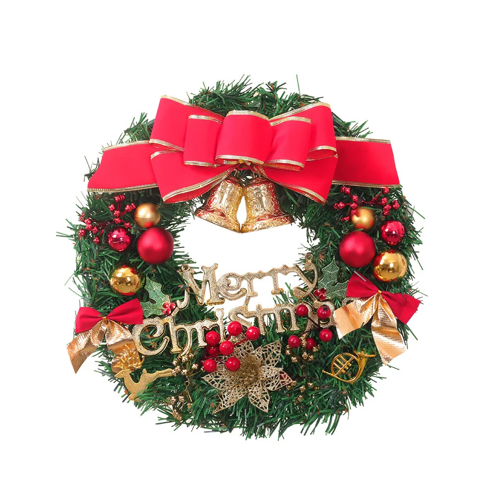 Flower Garland Wreath Christmas Garland for Door Wreath Christmas Decoration 2023 Garlands Home Decorations 2022 Front the Frame