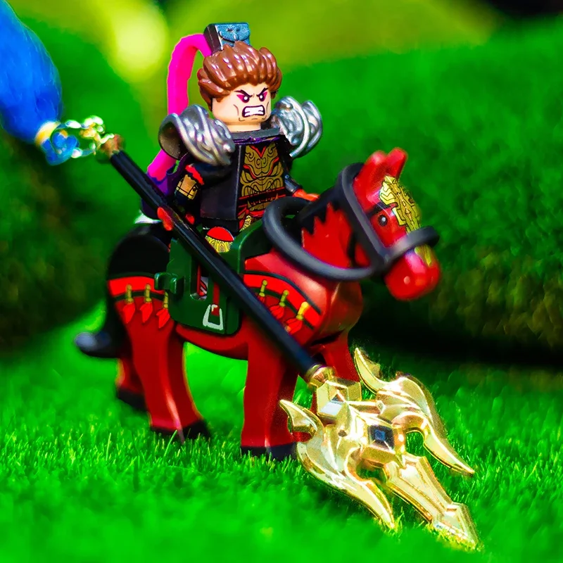 Креативные игрушки Три королевства для мужчин и мальчиков Aratiandi Zhao Yun Lu Bu модель