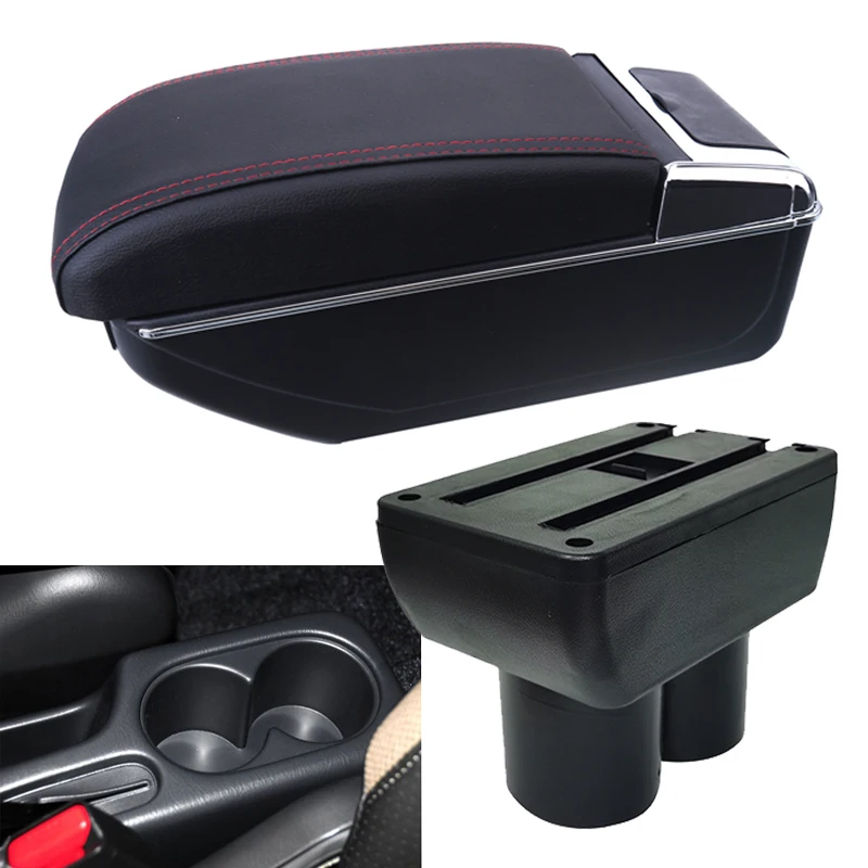 

For suzuki Jimny armrest box car accessories central storage modification USB LED light retrofit parts simple installation car
