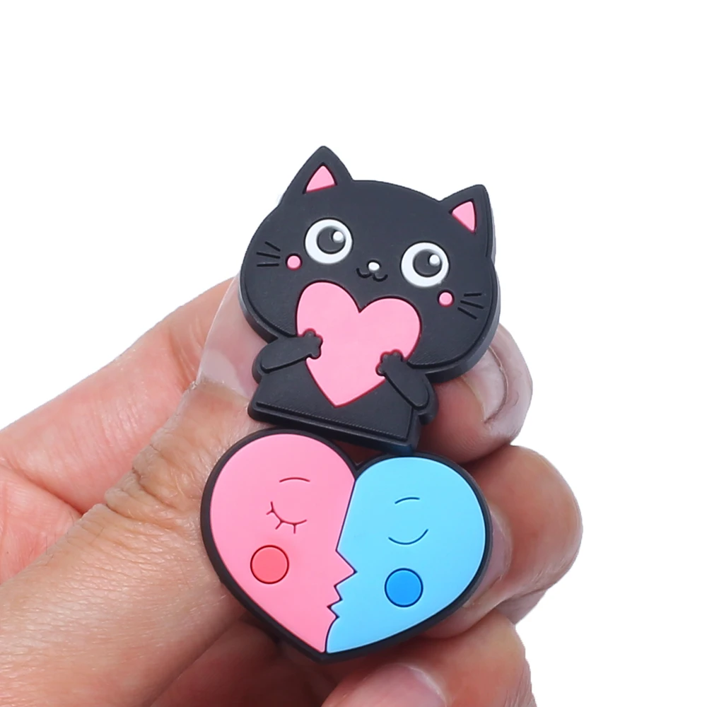 Аксессуары для обуви 1 шт. Роза из ПВХ подарок на день Святого Валентина пряжки